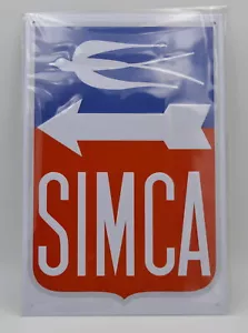 BLECHSCHILD " SIMCA " - Bild 1 von 1