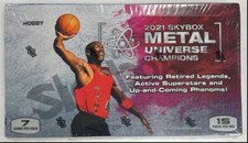 2021 SKYBOX METAL UNIVERSE CHAMPIONS SEALED HOBBY BOX 5    Q1442   