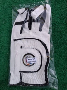 Men's Left Golf Glove MED-LARGE New in Package From Credit Union of Texas - Picture 1 of 3
