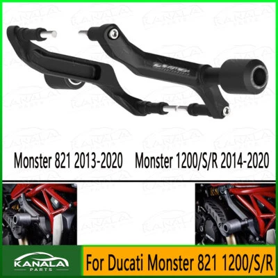 Engine Fairing Guard Crash Pad Protector For Ducati Monster 821 1200/S/R NEW — 第 1/4 张图片