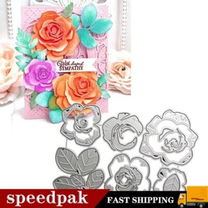 Flower Petal Layered Metal Cutting Dies Stencils For DIY T4L1 F0X5 - Picture 1 of 10
