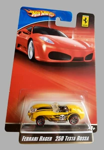 2007 Hot Wheels FERRARI RACER 250 TESTA ROSSA 1/24 Yellow Red Rim C0-Molded 6SP - Picture 1 of 15