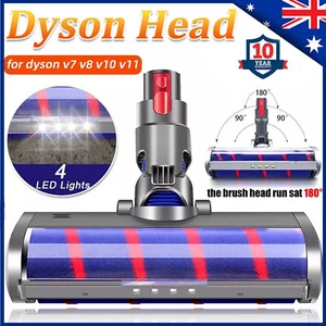 Soft Turbo Brush Roller Floor Head for Dyson V7 V8 V10 V11 Vacuum Cleaner House - Picture 1 of 15