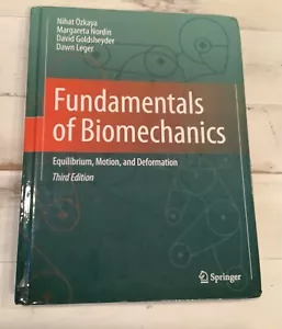 Fundamentals of Biomechanics: Equilibrium, Motion, and Deformation - VERY GOOD - Foto 1 di 3