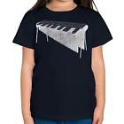 XYLOPHONE DISTRESSED PRINT KIDS T-SHIRT VINTAGE STYLE DESIGN TOP MUSICIAN GIFT