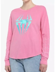 Nueva con etiquetas Camiseta Her Universe Mujer Marvel Spider-Gwen Manga Larga Talla Grande - Imagen 1 de 5