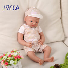 IVITA 21'' Full Body Soft Silicone Reborn Baby Newborn Girl Doll Toy Gift 5100g