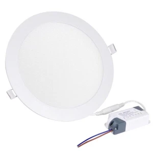 15W Round LED Recessed Ceiling Panel Fixture Down Light Lamp Cool White Bulb - Picture 1 of 8