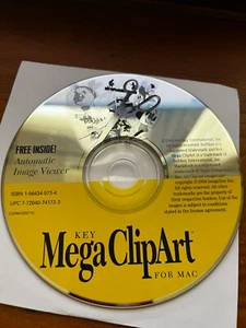 Key Mega ClipArt for Mac CD-ROM - Zdjęcie 1 z 1