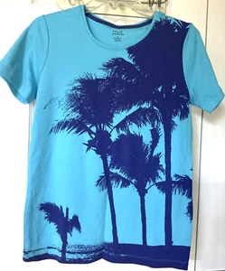 Women New Falls Creek Blue Short Sleeves Round-Neck Tee Size S - Picture 1 of 3