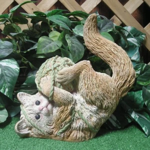 1324 Tabby Persian Kitty Cat Kitten Playing Production Latex Fiberglass Mold - Picture 1 of 5