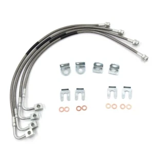 Durable Reliable Brake Lines for JK 2007-2018 89716 Stainless Steel Brake Cable - Picture 1 of 8