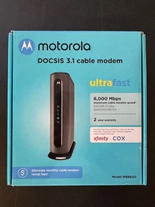 Motorola MB8600 DOCSIS 3.1 Gigabit Cable Modem - Afbeelding 1 van 2