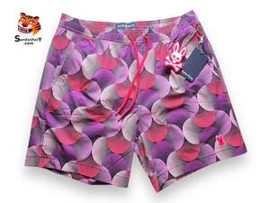 Bañador Psycho Bunny Stafford estampado total para hombre talla pequeña  - Imagen 1 de 13
