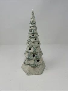 Luz de té de árbol de Navidad de terrazo verde Partylite de colección  - Imagen 1 de 10