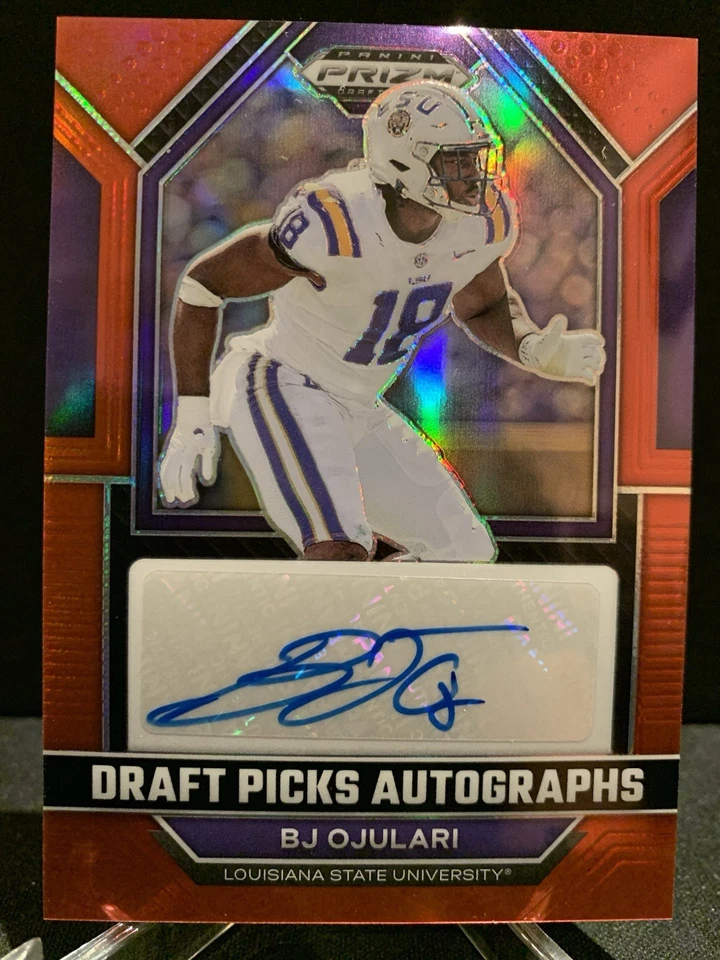 2023 PANINI PRIZM DRAFT PICKS BJ OJULARI AUTO /99 LSU - Image 1 of 2