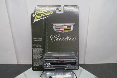 2020 JOHNNY LIGHTNING 1966 CADILLAC MILLER METEOR  BLACK HEARSE HOBBY EXCLUSIVE! - Image 1 of 4