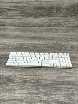 OEM Apple A1016 Wireless Bluetooth Mechanical Keyboard White w Number Pad TESTED - Image 1 of 4