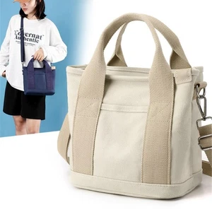 Sac fourre-tout femme neuf en toile grande capacité sacs à main et sacs à bandoulière zippés bandoulière - Photo 1/29