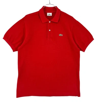 Camiseta Polo Regular Roja LACOSTE Para Hombre Talla 5 - L - Imagen 1 de 4