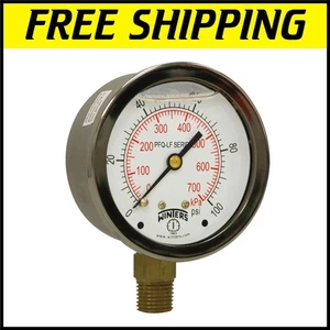 2.5" Dial Size Drinking Water Pressure Gauge - Accurate & Pulsation Resistant - Picture 1 of 2