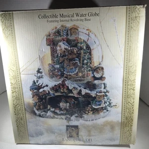 Grandeur Noel 1999 Musical Snow Globe Collectable Teddy Bears Christmas Vintage  - Picture 1 of 6