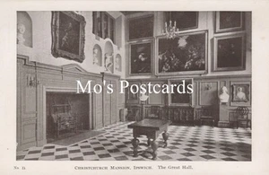Suffolk Postcard - Ipswich, Christchurch Mansion, The Great Hall RS40867 - Picture 1 of 2