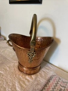 Kupfer Messing Vintage Helm Kohlenschaufel - Bild 1 von 6
