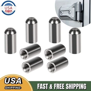 Door Pin Guides For Jeep Wrangler JK JKU JL JLU Sports Sahara Freedom 2007--2024 - Picture 1 of 11