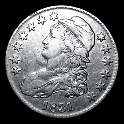 Medio dólar de plata busto tapado 1831 ---- Bonita moneda ---- #427U Foto 1 de 4