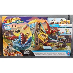Hot Wheels Spielzeug Racerveerse Jurassic World Owen Vs Blue Raptor Rush Sammlerstück - Bild 1 von 4