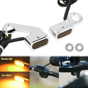 Mini clignotant de moto embrayage de frein Pour Harley Softail Fatboy 2015-2020 - Picture 1 of 12