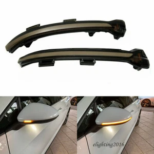 Dynamic LED Side Mirror Blinker Turn Signal Lights For VW Golf7 R GTI MK7 MK7.5  - Picture 1 of 9