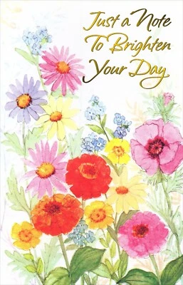 Thoughtful GET WELL SOON Card, Brighten Your Day by Premium Greetings + Envelope - Image 1 of 4