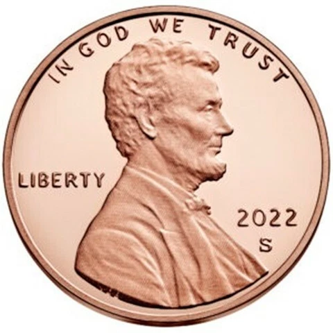 2022 S Union Cent Deep Cameo Gem Proof Cover