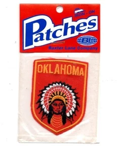 Oklahoma Dream Catcher Vintage Travel Souvenir Patch, Red - New - Free Shipping! - Foto 1 di 1