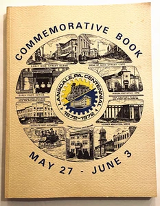 Lansdale Pennsylvania Centennial 1872-1972 Commemorative Book Program - Picture 1 of 15
