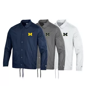 Michigan Wolverines NCAA Men's Champion Classic Coaches Jacket Collection - Picture 1 of 13