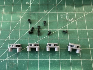 HO - Athearn Replacement 3d Printed Motor Mounts and Screws - Picture 1 of 3
