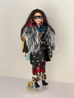 Barbie doll with PUNK rock GOTH handmade clothes custom accessories FREE POST (u