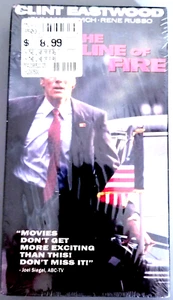 In the Line of Fire (VHS, 1993, Closed Captioned)(Action) Clint Eastwood! - Picture 1 of 7