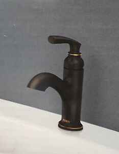 Moen Hilliard Mediterranean Bronze One Handle Bathroom Faucet # 84535BRB