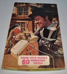 BOBINO et BOBINETTE vintage PUZZLE Quebec Children Television - Heritage - Foto 1 di 3