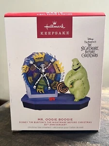 Hallmark Keepsake The Nightmare Before Christmas Mr. Oogie Boogie Ornament 2023 - Imagen 1 de 2