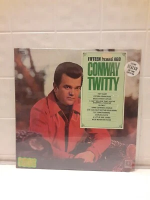 Conway Twitty SEALED Vinyl LP Fifteen Years Ago 1970 Twitty Bird Record Shop NOS - Image 1 of 4
