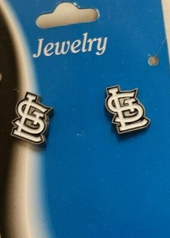 MLB St. Louis Cardinals Earrings, NEW (Post - Logo) Cover