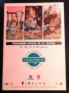 SALON d'ANGOULÊME 1996 - Programme officiel. Illustration VUILLEMIN. - Picture 1 of 1
