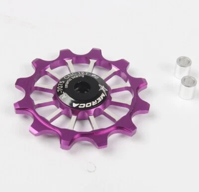 Poleas Bicicleta Estrechas Anchas Jockey Ruedas Cojinete Cerámico Desviador Trasero 12T Foto 1 de 4