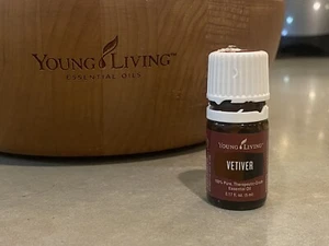 Vetiver essential oil young living 5 ml 60 Percent Full Sample Bottle - Picture 1 of 3