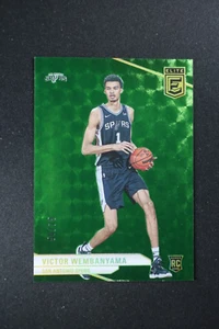 2023-24 Panini Donruss Elite Neon Green #231 Victor Wembanyama RC Card #/75 - Picture 1 of 3
